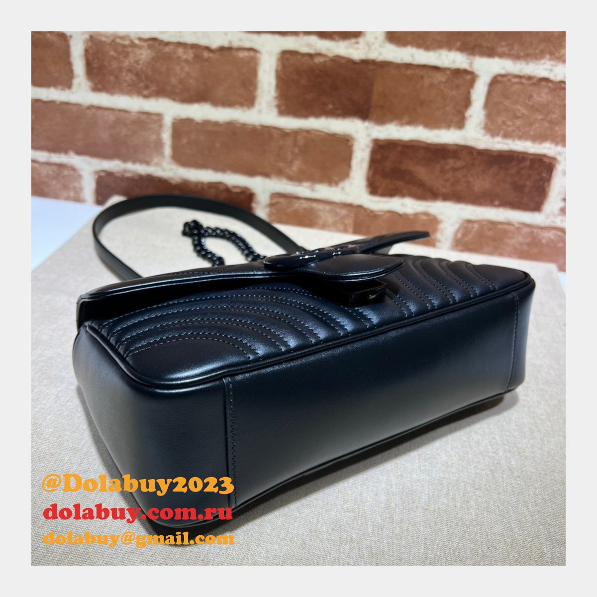 perfect G*u*i 443497 gg marmont small shoulder replicas bags