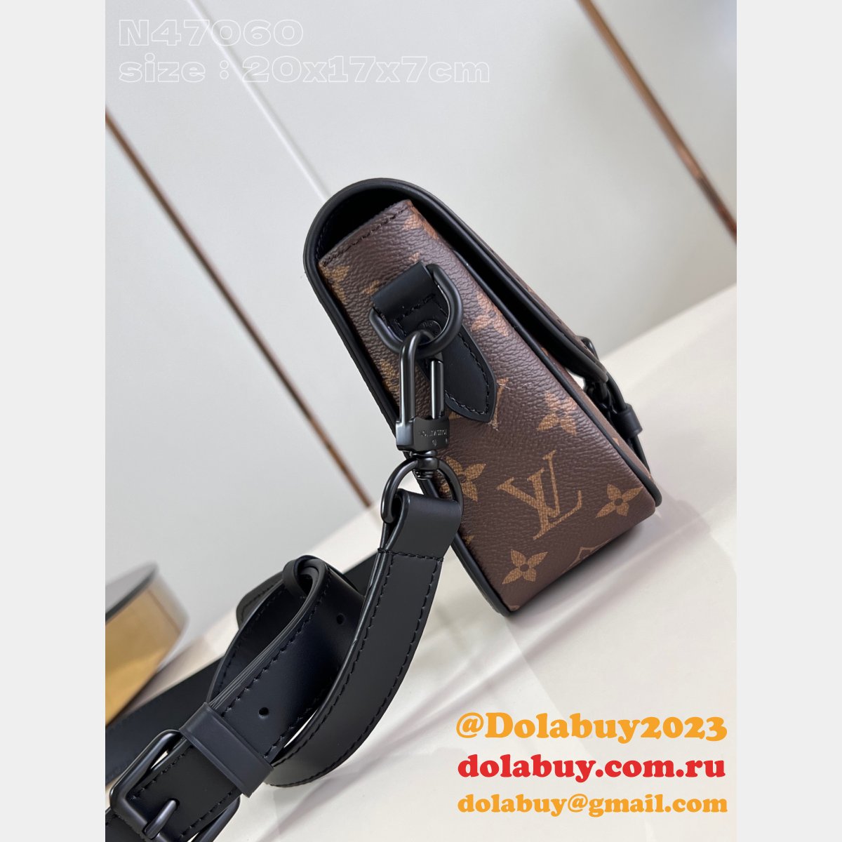 Luxury Louis Vuitton M47060 Montsouris Messenger 1:1 Mirror Bags