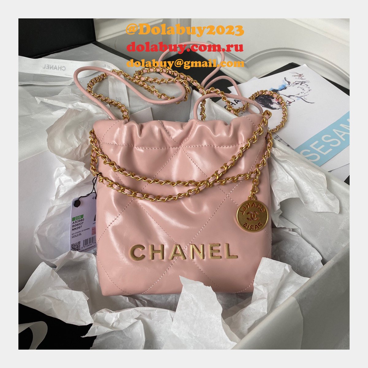 7 Star CC Wholesale AS3980 CALFSKIN CC BAG 20CM