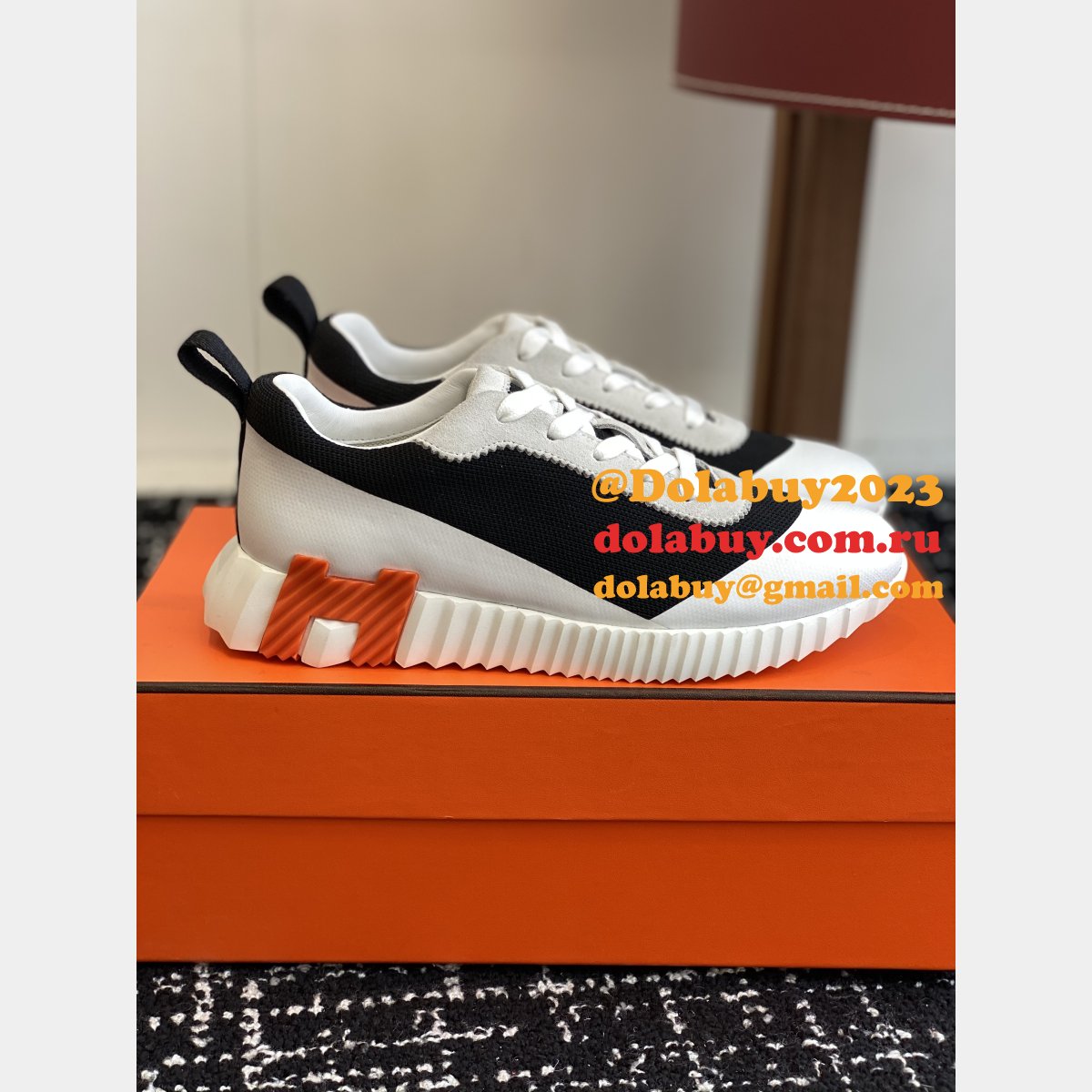 Perfect Hermes Bouncing Sneaker