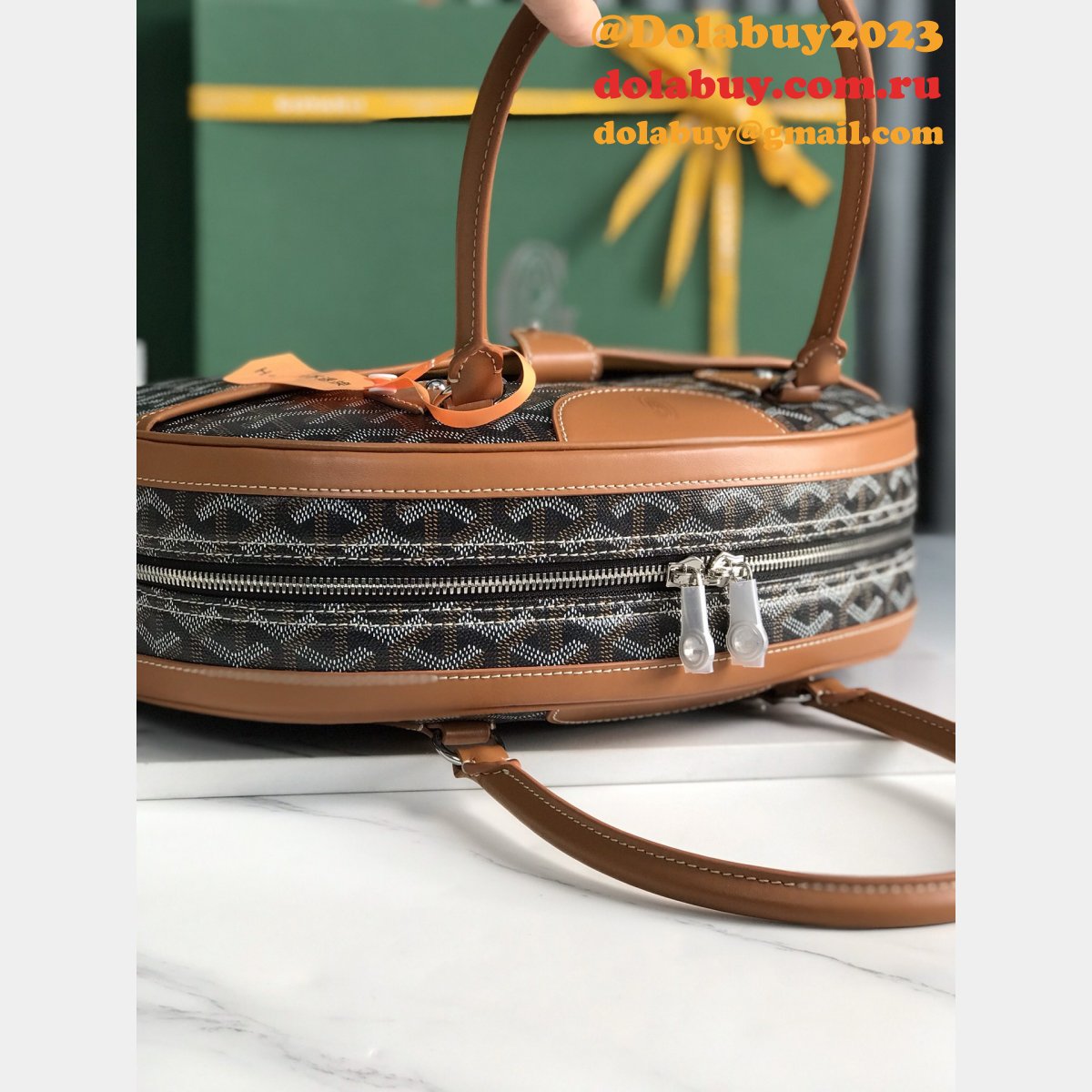 High Quality Goyard Copy Bags Vintage Goyardine 020299 Sale