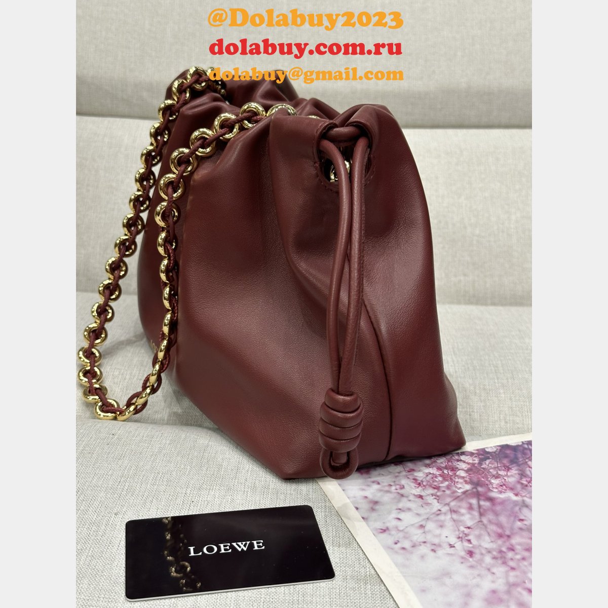 Designer loewe Flamenco Purse bag nappa lambskin