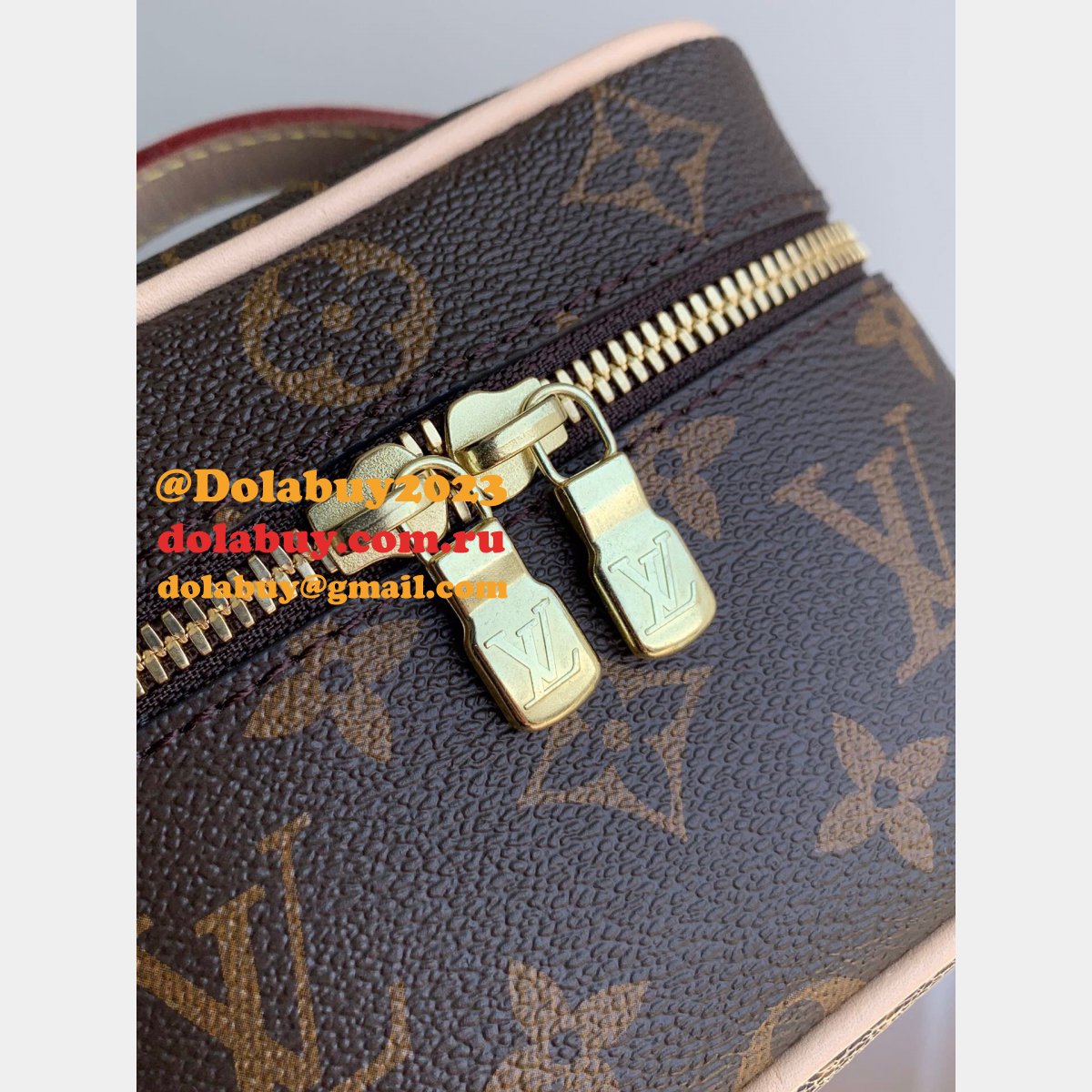 AAAA Louis Vuittons Replica Nice Nano Monogram M44936 Brown