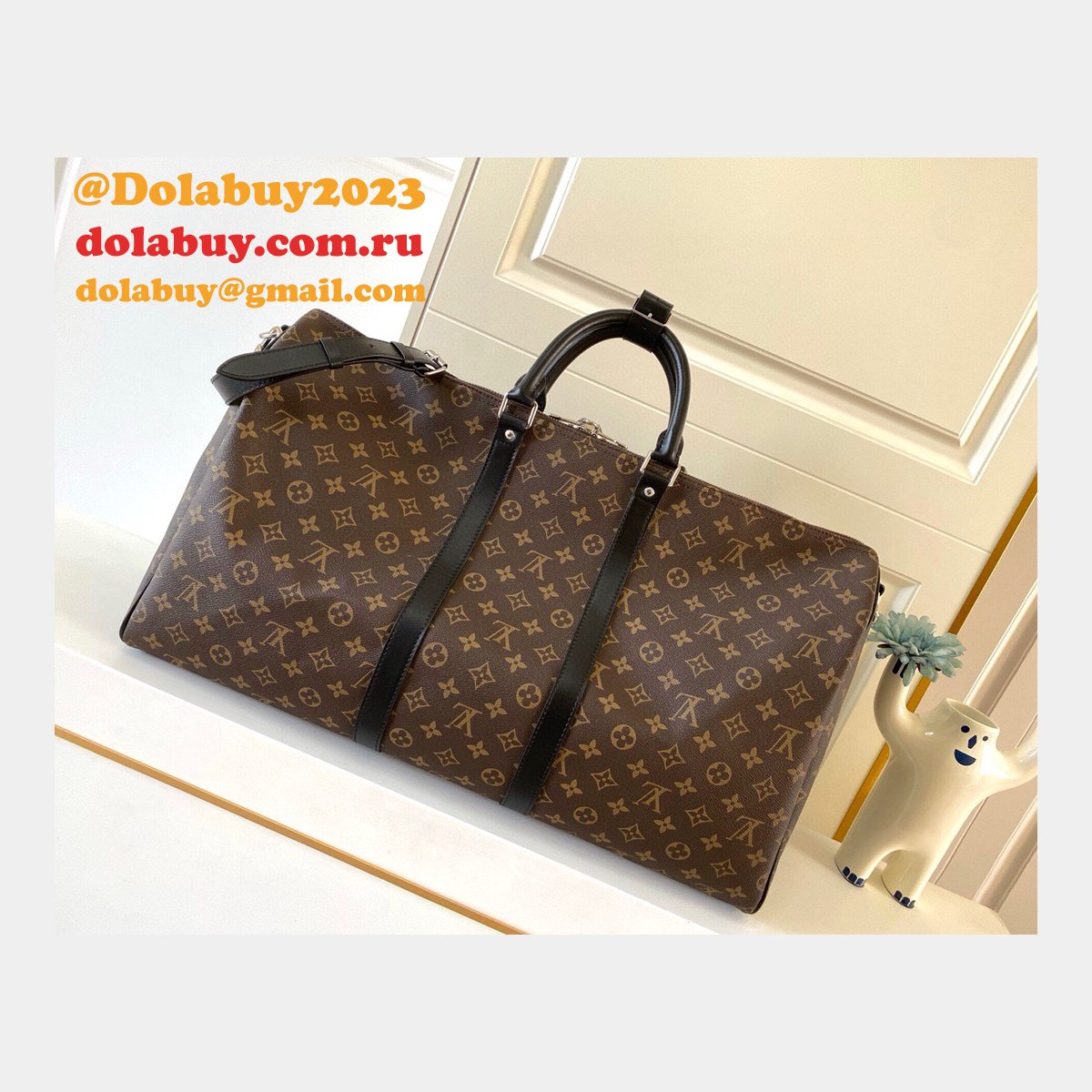 Louis Vuitton M56714/M56713/M56711 Replica 45/50/55CM Keepall Bandoulière