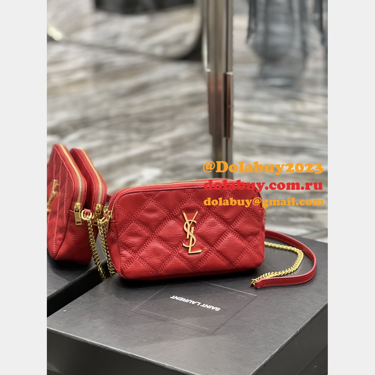 YSL AAA+ Replica Becky Saint Laurent 608941 Knockoff Bag