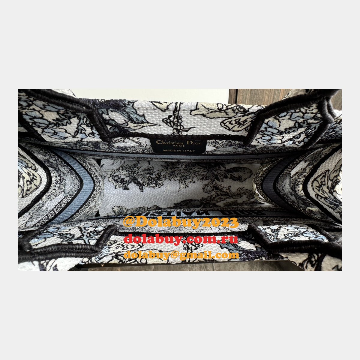 Christian 2024 Dior Duplicate Top High CD Book Tote Bags