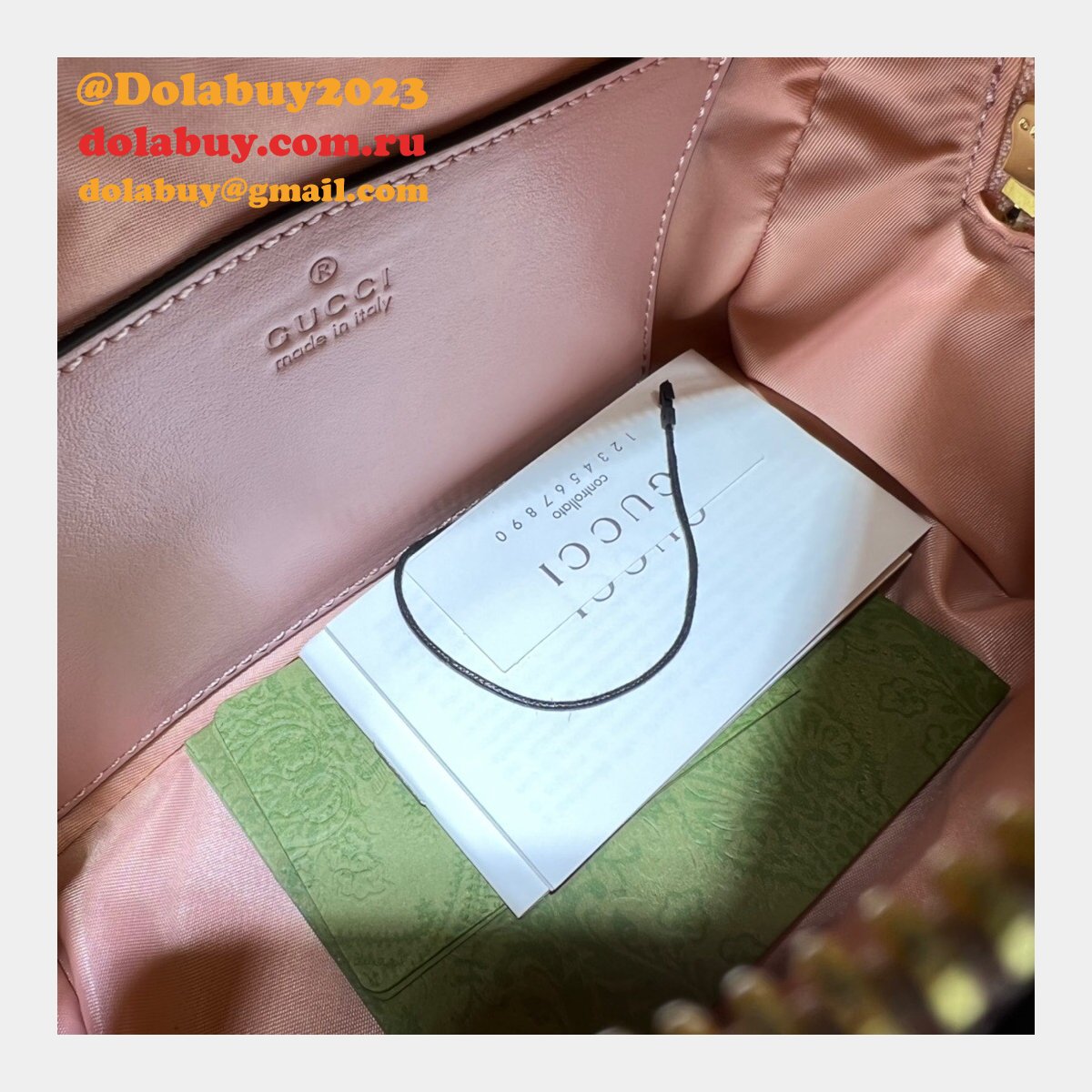 designer G*u*i gg matelassé beauty 726047 case bag