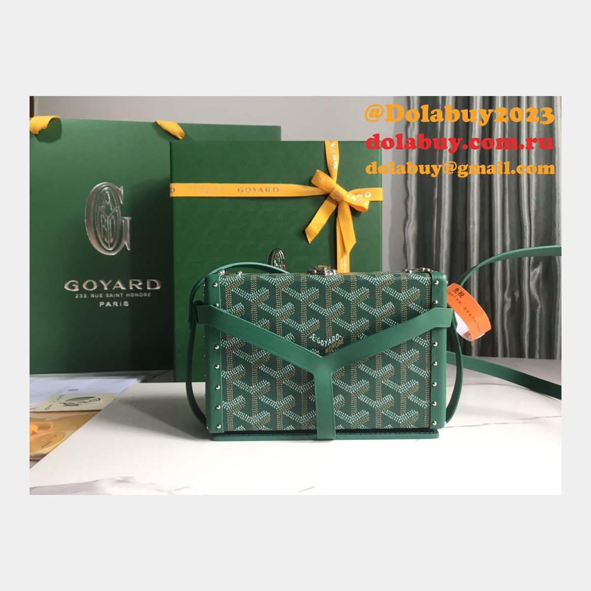 Best Quality 020177 Minaudière Goyardine Replica Goyard bags