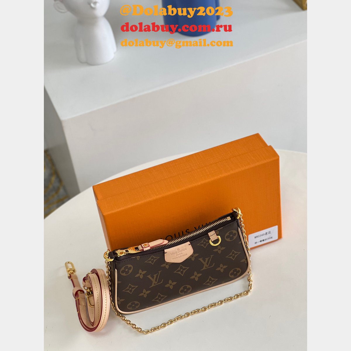 Top Quality Louis Vuitton Wholesale M80349 Easy Pouch On Strap Monogram