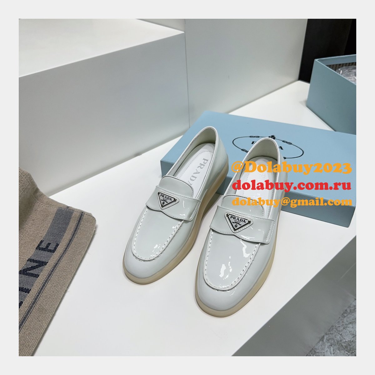 Best Quality Prada Saint-Tropez Replica Luxury Designer Shoes