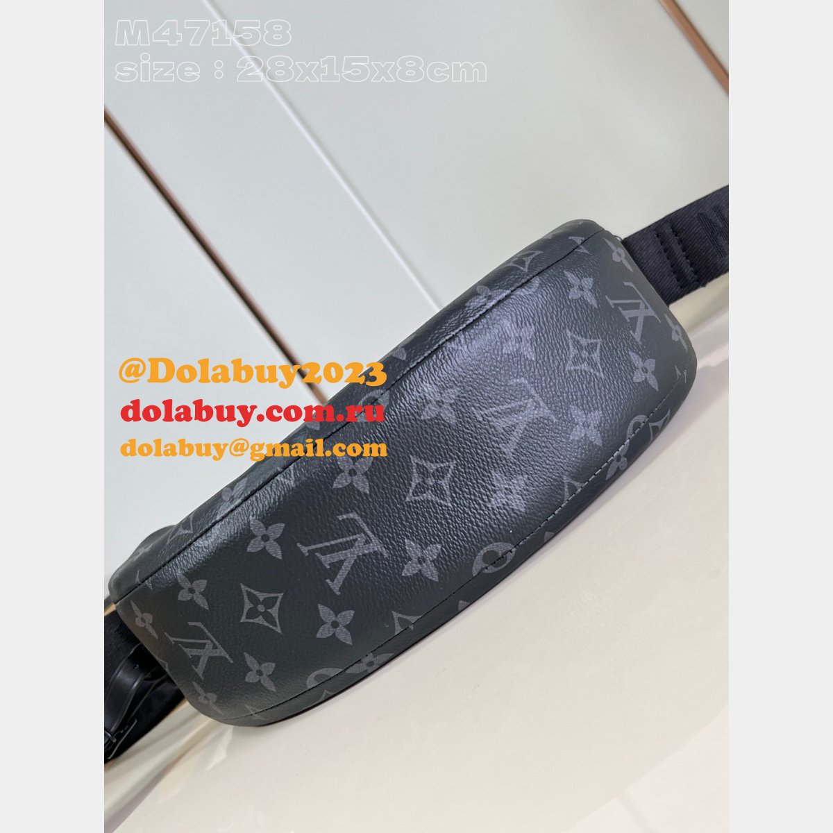 Hamac Bag Louis Vuitton Inspired M47158 Monogram Eclipse Canvas