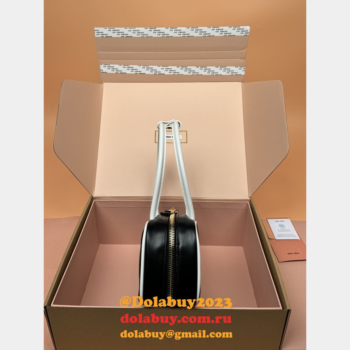 Perfect MIU MIU Beau Calfskin Leather Bag 5BB173