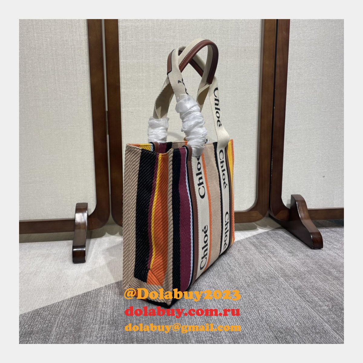 Top Quality Chloe Woody Rainbow Designer Bag