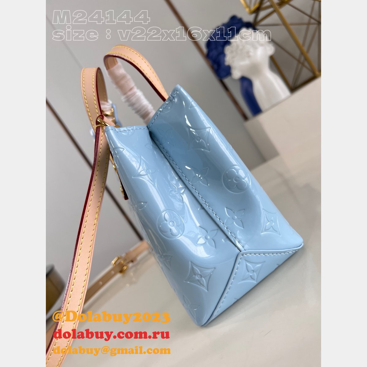 Reade New Monogram Vernis M24144/M24028 Order Replica Louis Vuitton Bag