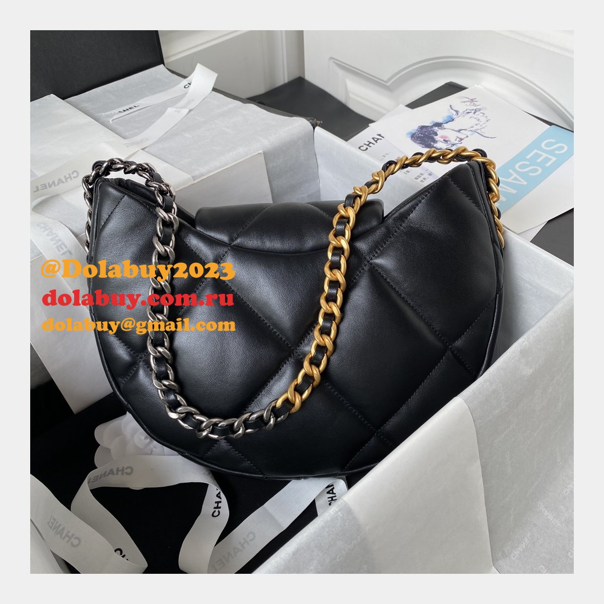Mirror 1:1 AS4638 Shoulder Armpit Dumpling Buns High Quality Replica 19 Bag