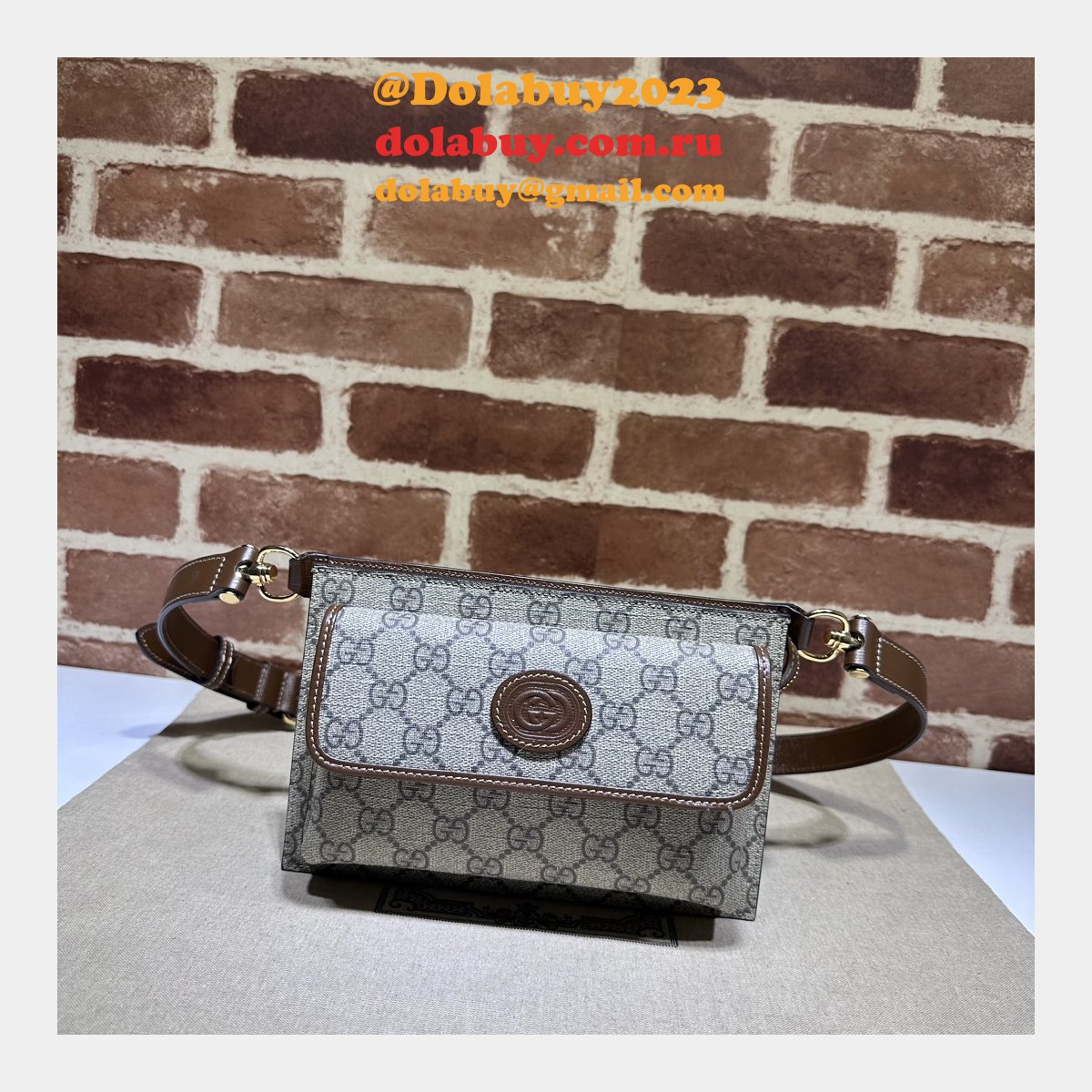 Designer Interlocking G Gucci Replica GG Belt 746300 Bags