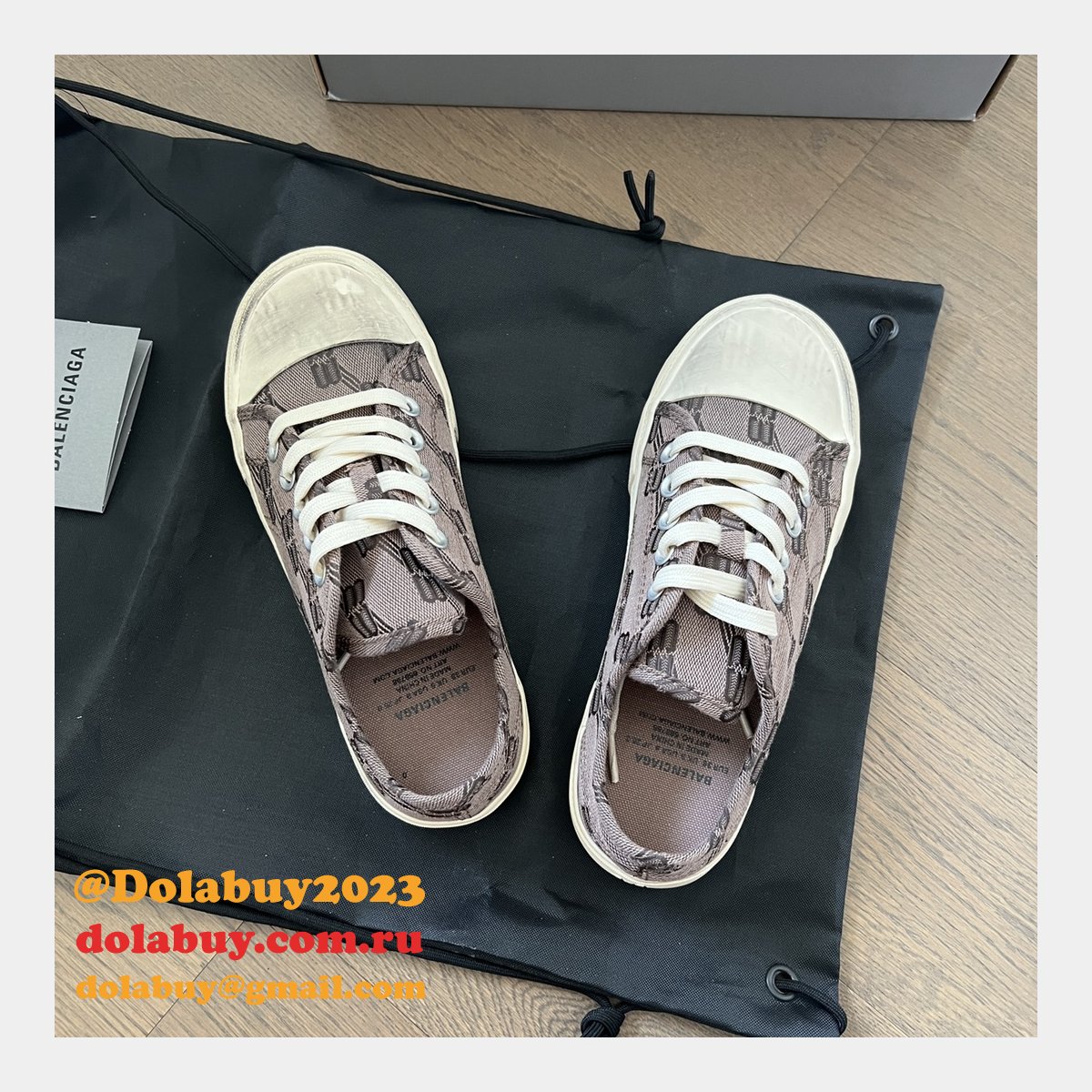 Best Quality Replica Balenciaga Paris Canvas Shoes