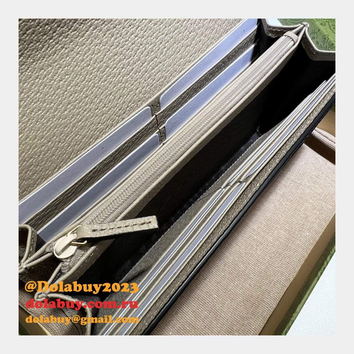 G*u*i copy gg supreme 523153 ophidia continental replica wallet