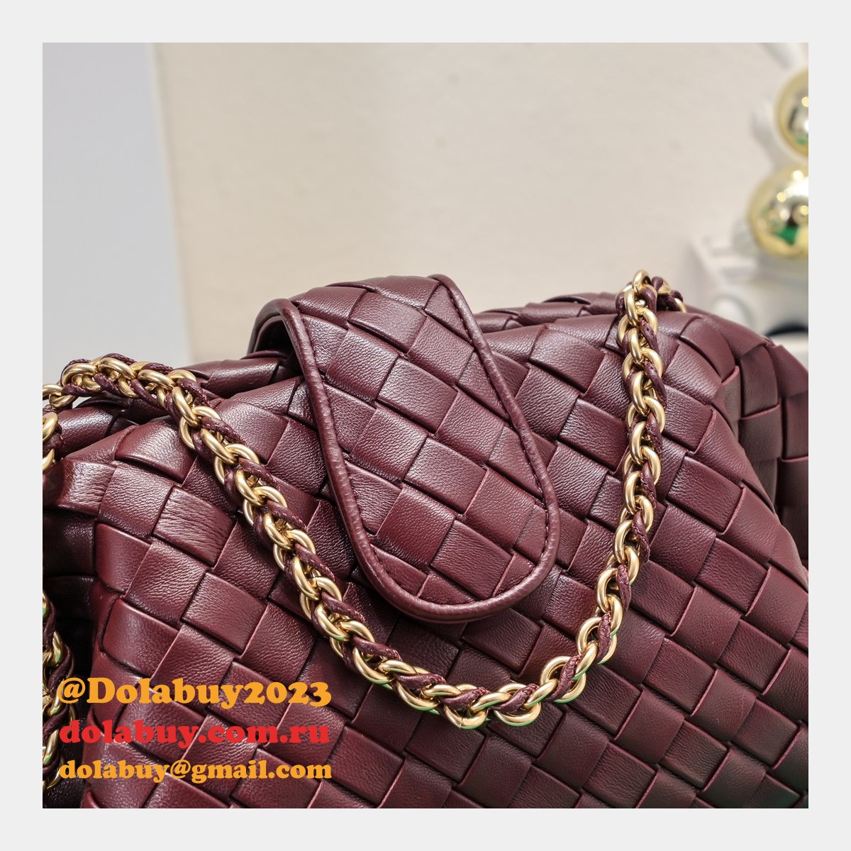 Top Quality Bottega Veneta Teen Lauren 1980 With Chain