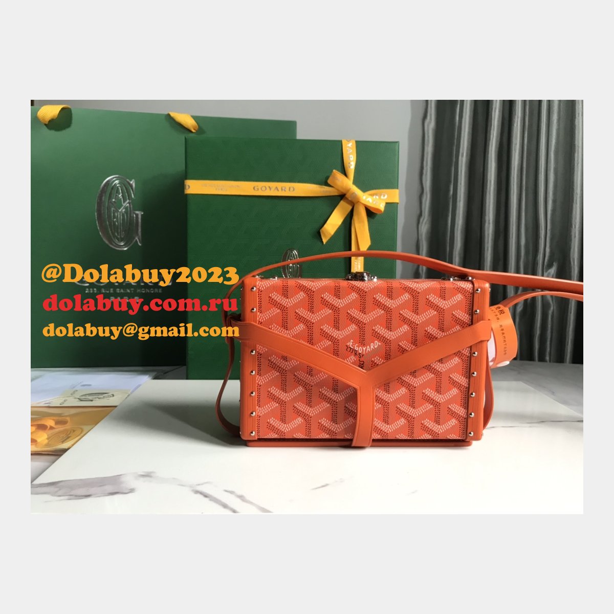 Best Quality 020177 Minaudière Goyardine Replica Goyard bags