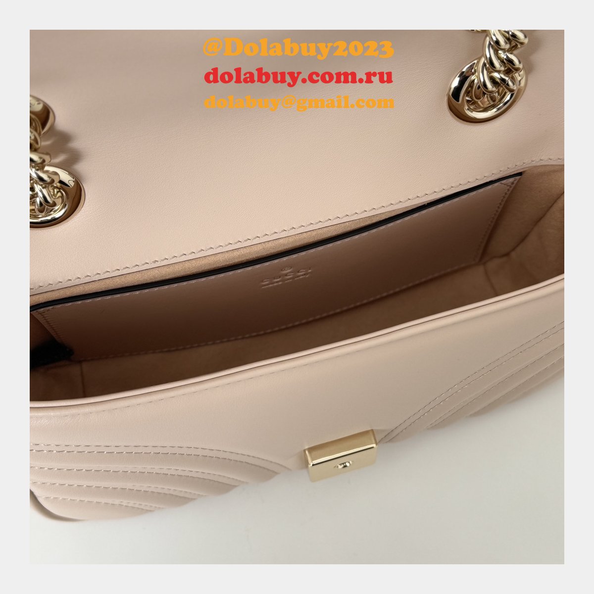 G*u*i top quality 446744 gg marmont crossbody matelassé bag