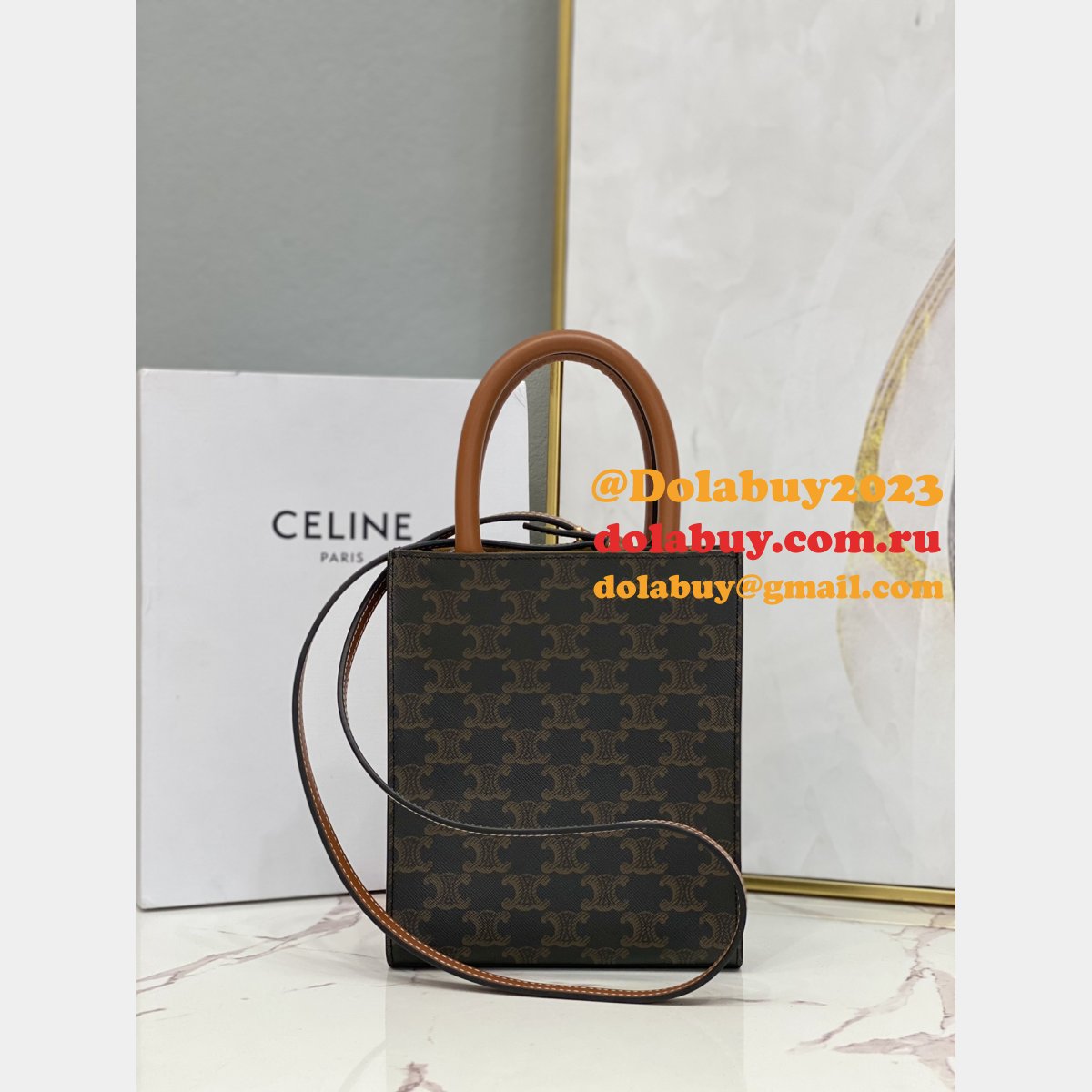 Wholesale CELINE Triomphe Mini Cabas bags