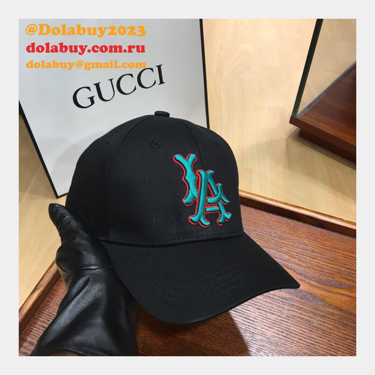 knockoff G*u*i new baseball cap