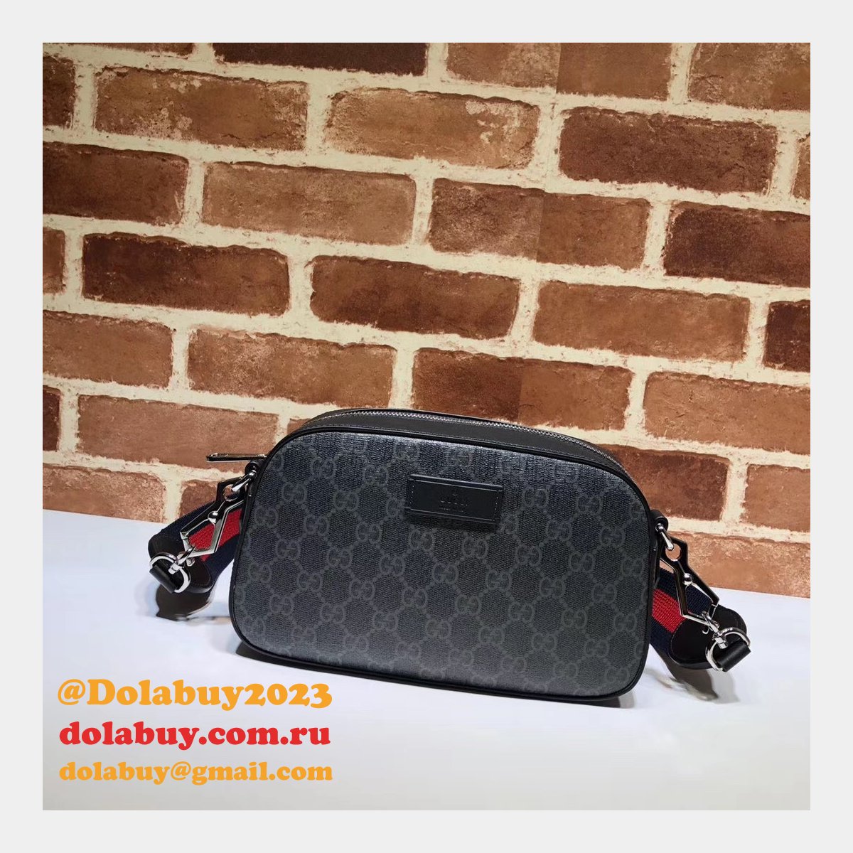 Cheap Gucci 574886 Top Quality GG Black shoulder bag