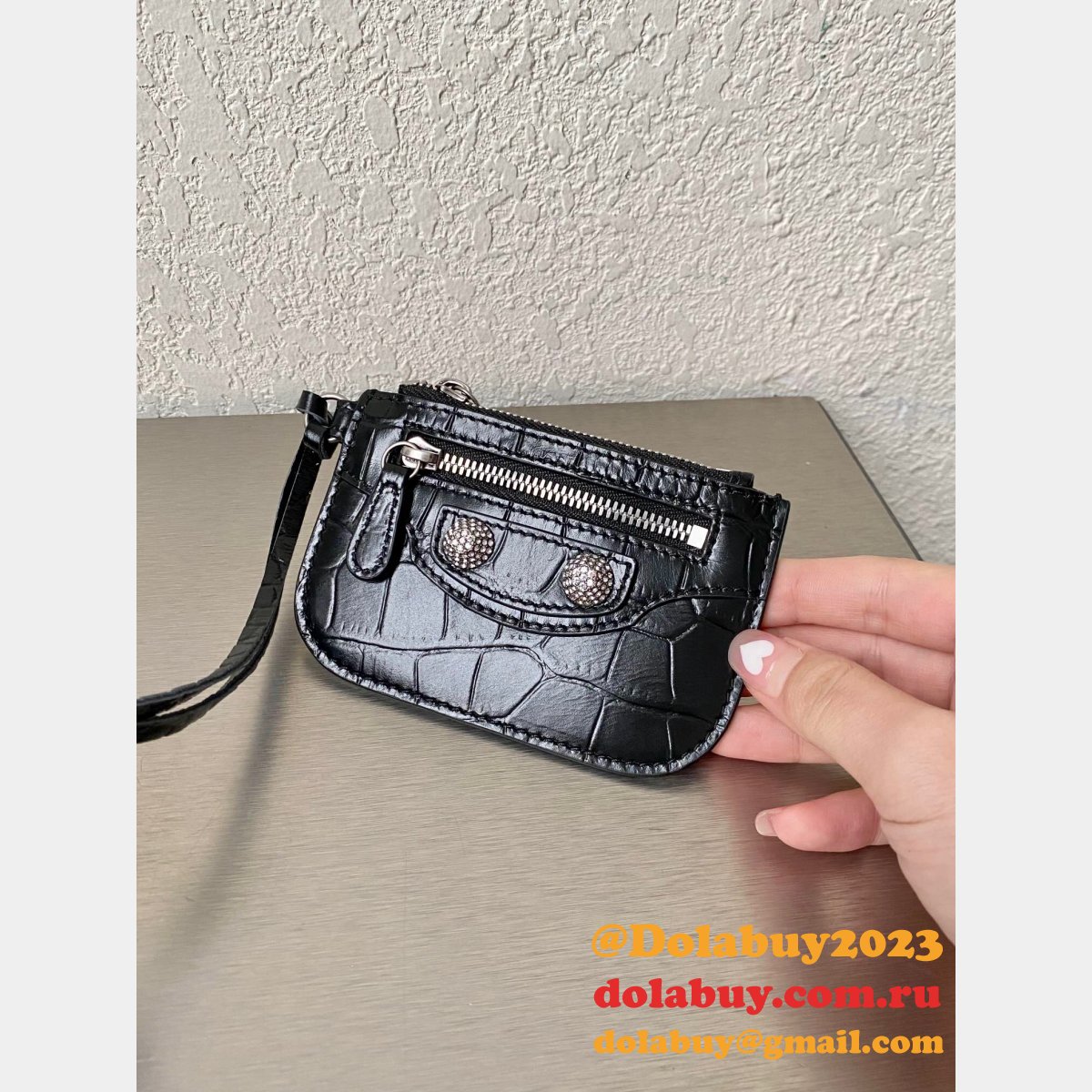 Balenciaga Fake High Quality Le Cagole crocodile Drill 33CM Bag