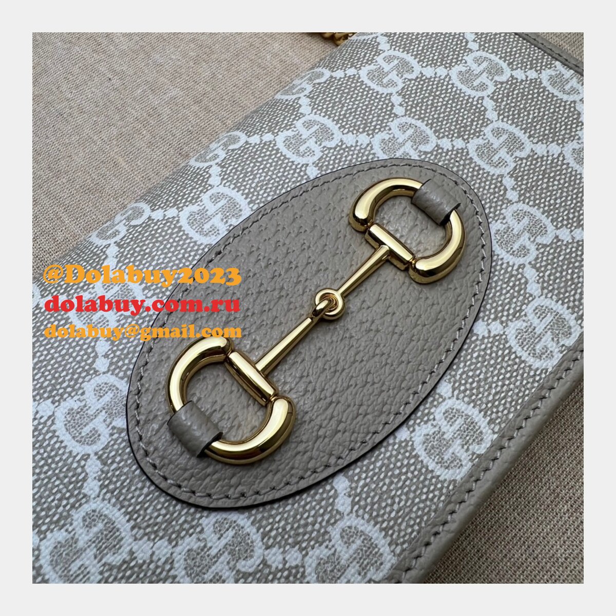 G*u*i replica 621892 horsebit 1955 wallet with chain top quality gg supreme