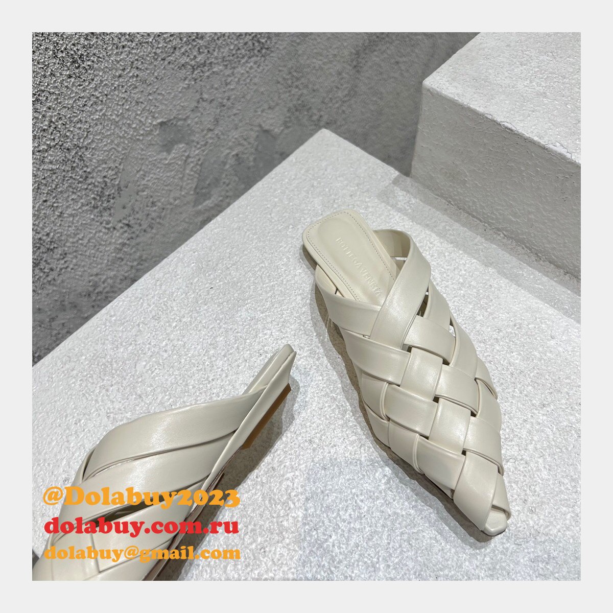 Designer Replica Bottega Veneta Top Quality Flat Sandals Shoes