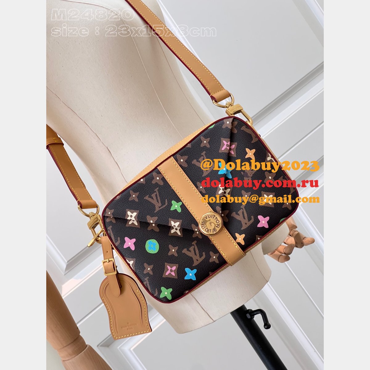 Louis Vuitton Inspired Envelope Messenger Father Day Gift M24820 Bag