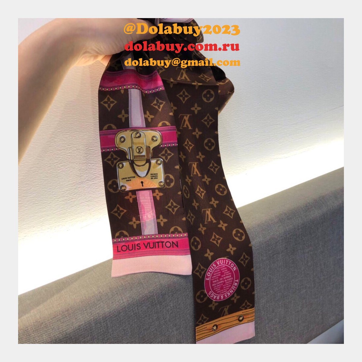 Wholesale louis vuitton Double silk Ribbon