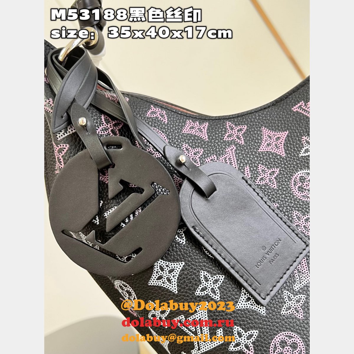 Fashion Louis Vuitton Perfect Carmel Mahina Hobo M53188 Bag