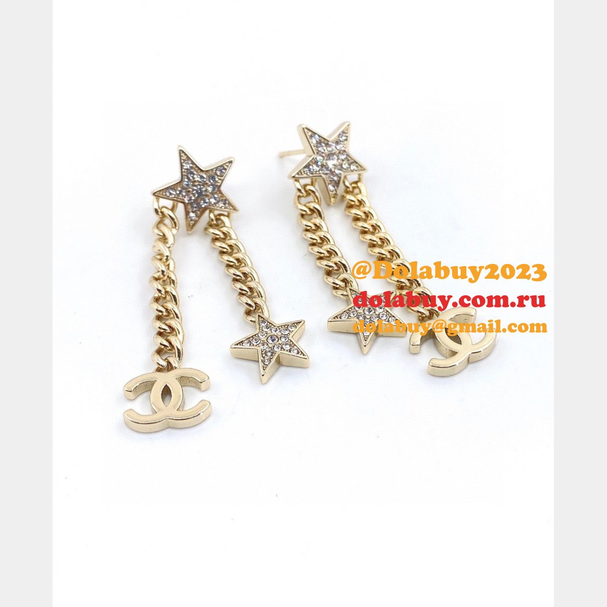 COPY DESIGNER CC EARRINGS LUXURY