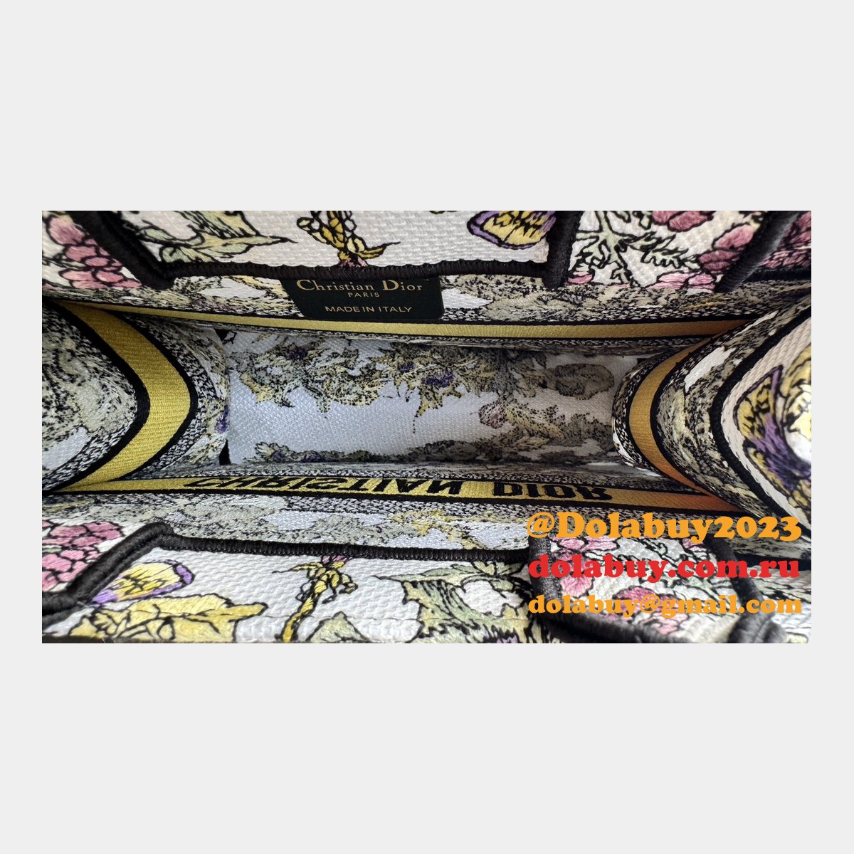 Christian Dior Inspired 7 Star CD Book Tote Bags