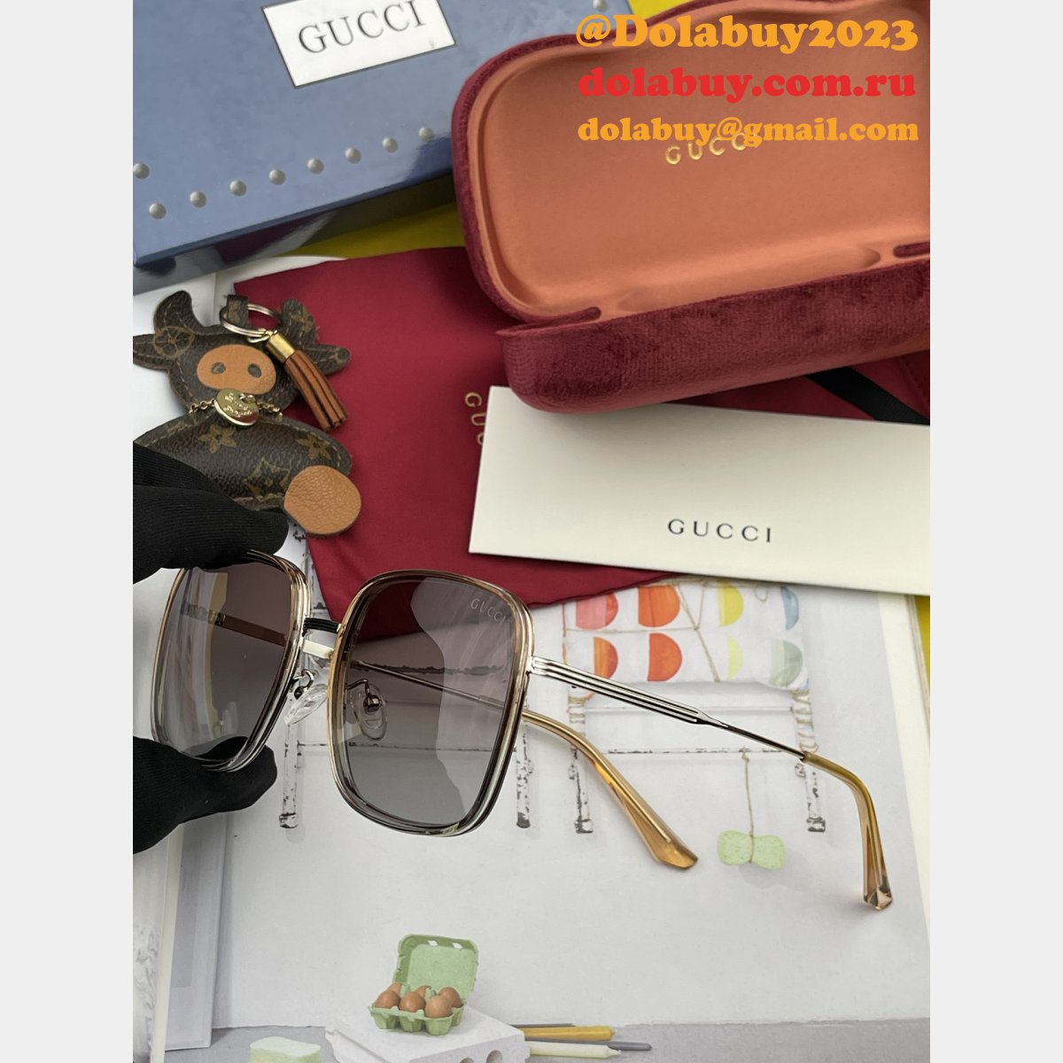 wholesale G*u*i 9807/0242 /g6521/g3369 perfect sunglasses