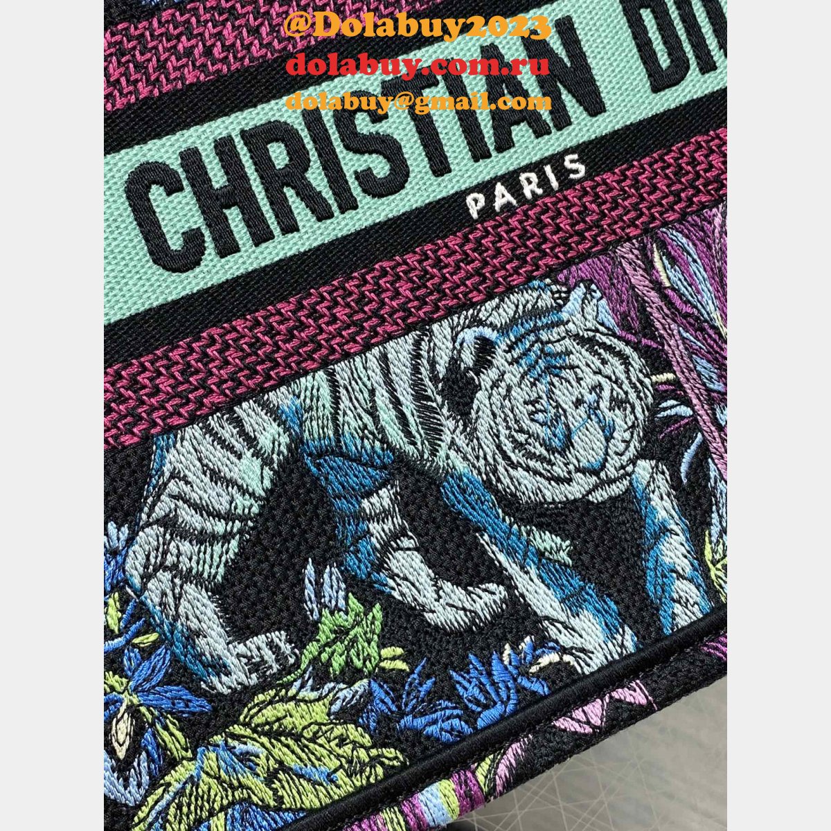 Top-Quality Fake CD Book Tote Dior Affordable Luxury Bags