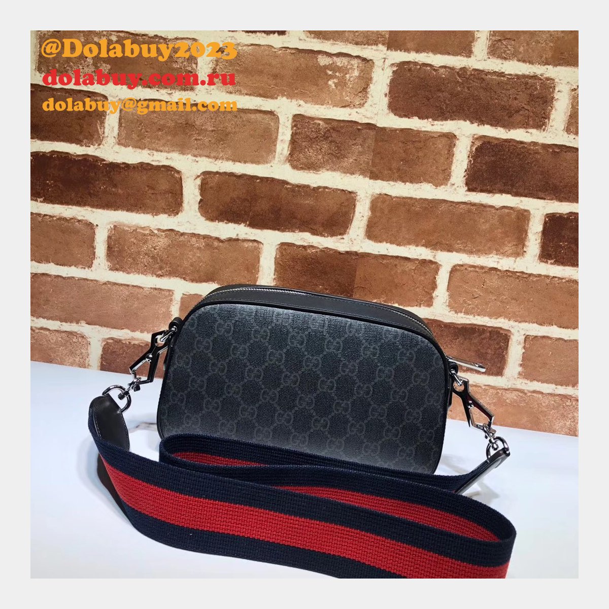 cheap G*u*i 574886 top quality gg black shoulder bag