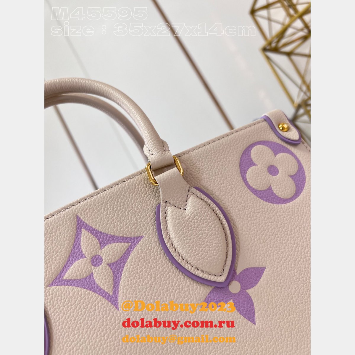 Onthego Perfect Monogram Empreinte M45595 Louis Vuitton Replica Bag