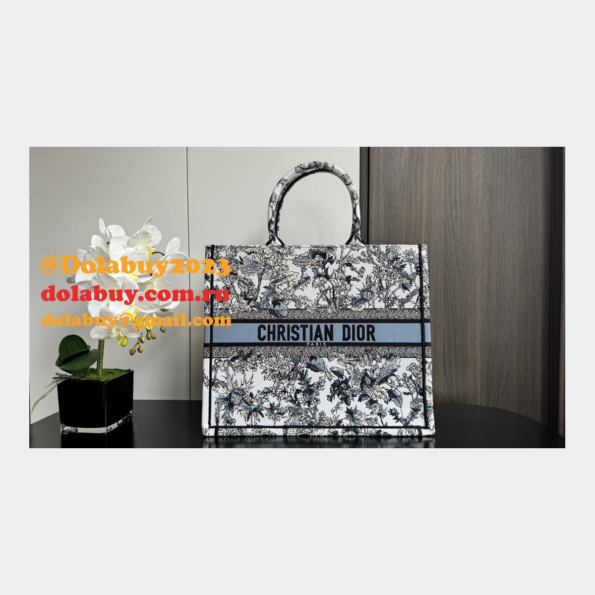 Christian 2024 Dior Duplicate Top High CD Book Tote Bags