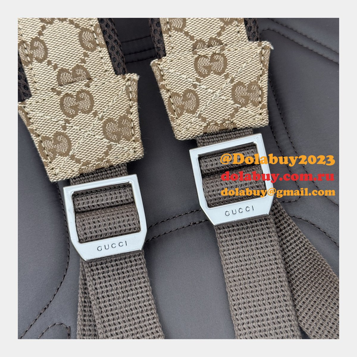 replica mens backpack G*u*i 800265 high quality bag