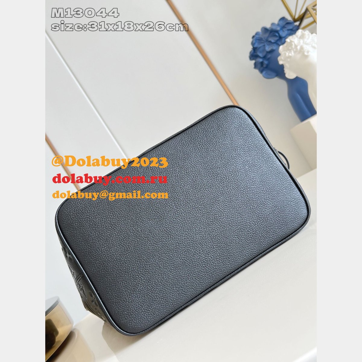 Louis Vuitton All In GM Luxury Monogram Empreinte M13044 Black Bag