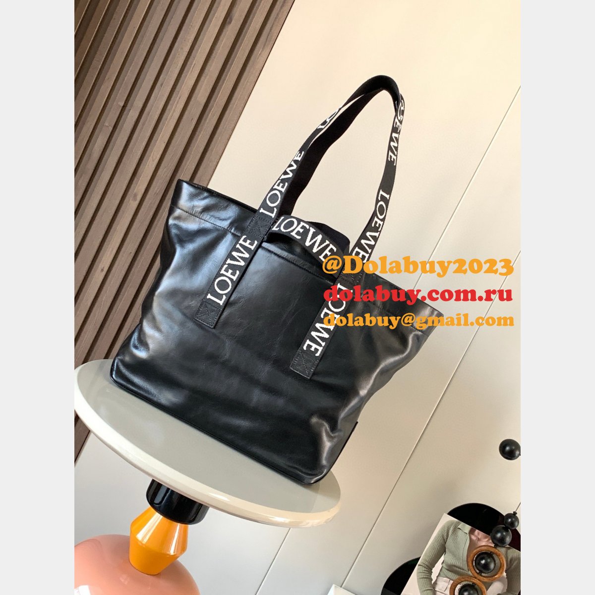 Best 1:1 Quality 9014 Loewe Fold Shopper Shopping Replica Bags