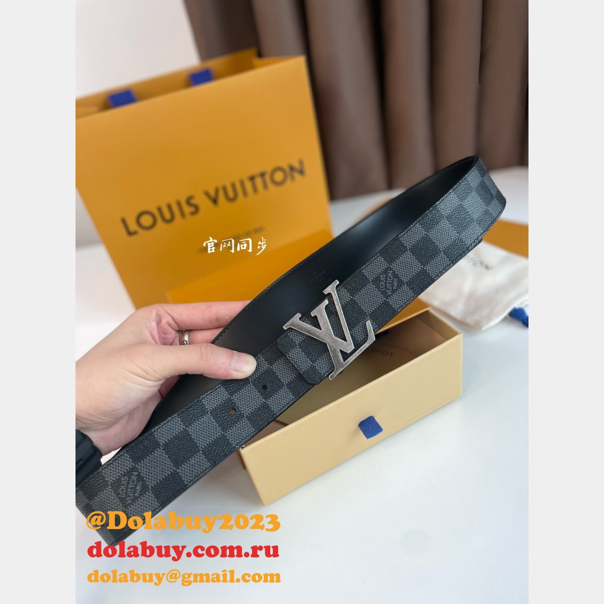 Wholesale Top Louis Vuitton Designer Belts 40MM
