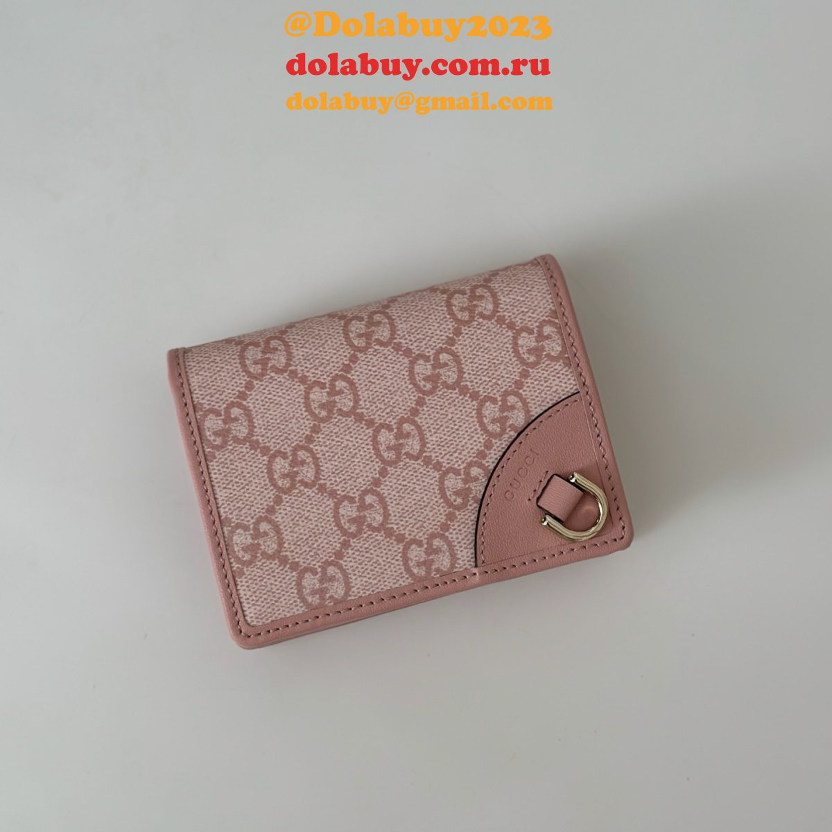 G*u*i inspired gg emblem compact wallet 820692/621887 bag