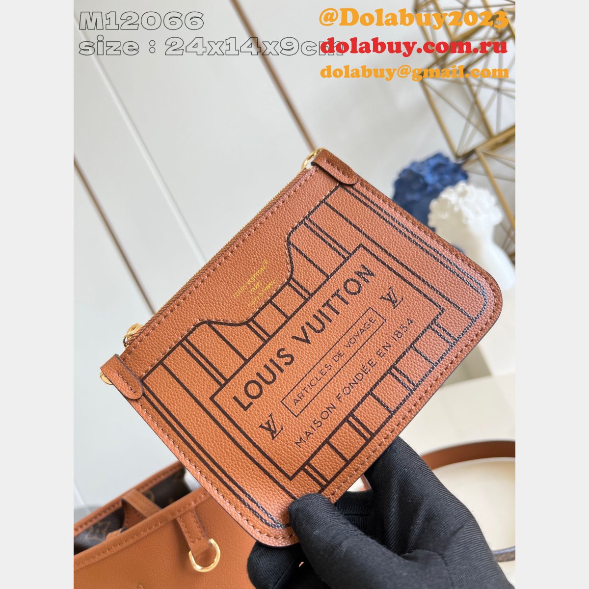 Louis Vuitton 7 Star M12099/M12066 Neverfull Bandoulière Inside Out Fake Bag