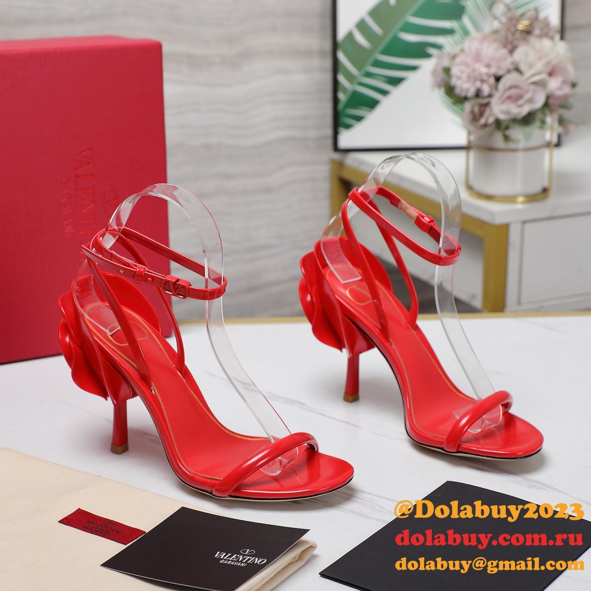 Knockoff Valentino Garavani Heel 10cm Pumps Slingbacks Shoes