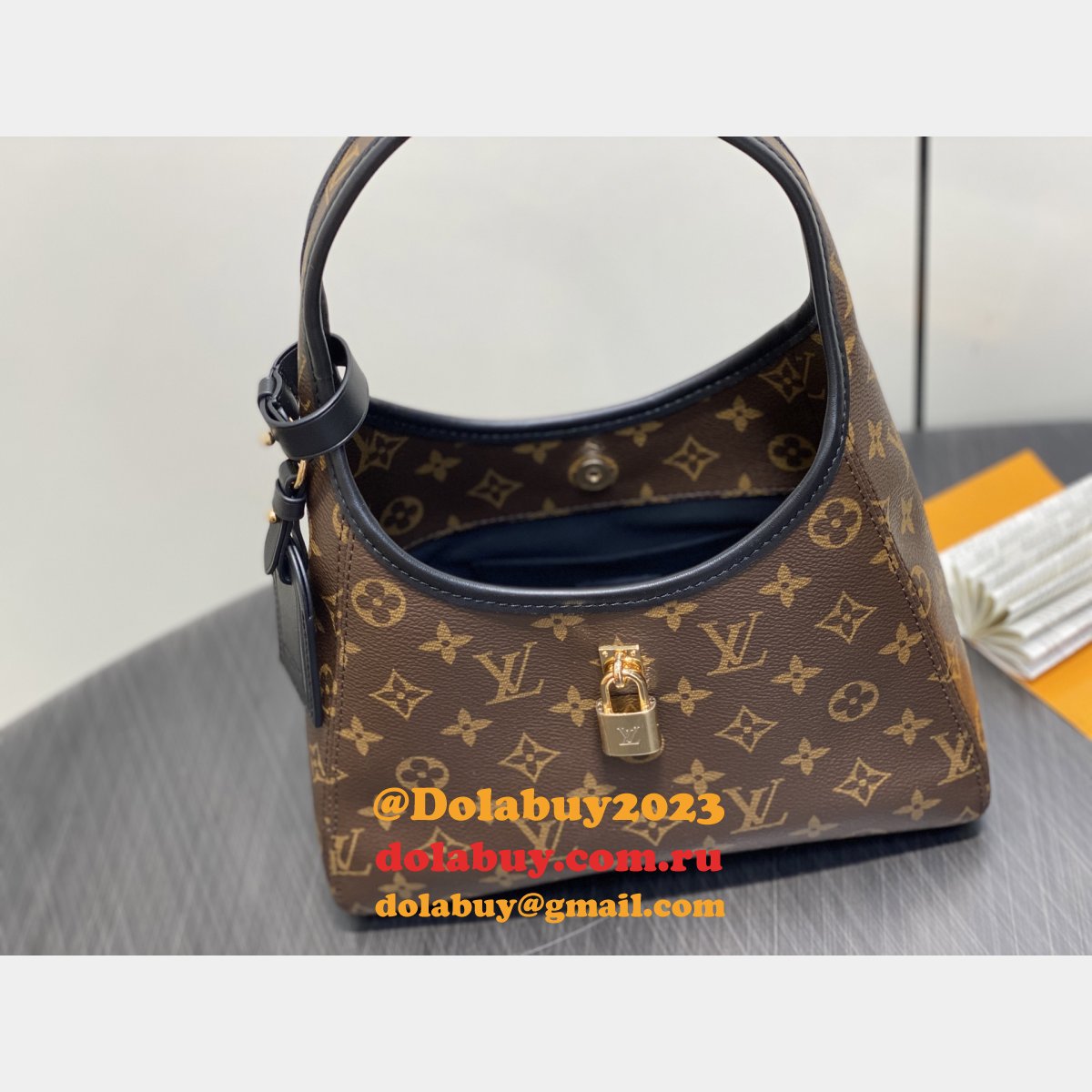 Louis Vuitton Replica M12940 The Drop PM Monogram Canvas Handbag