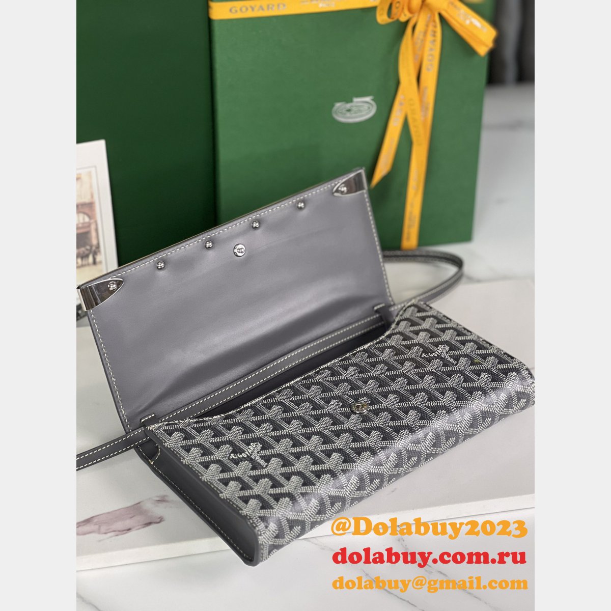 Monte-Carlo 020178 Designer Goyard Clutch Fashion Replica Bag